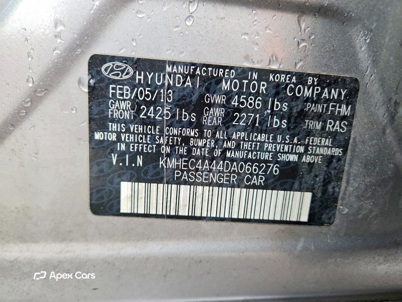 Hyundai Sonata 2013