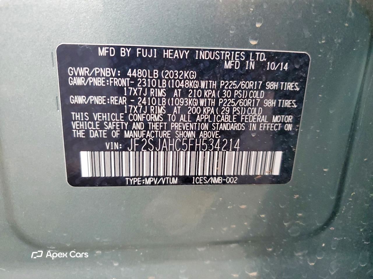 Subaru Forester 2015