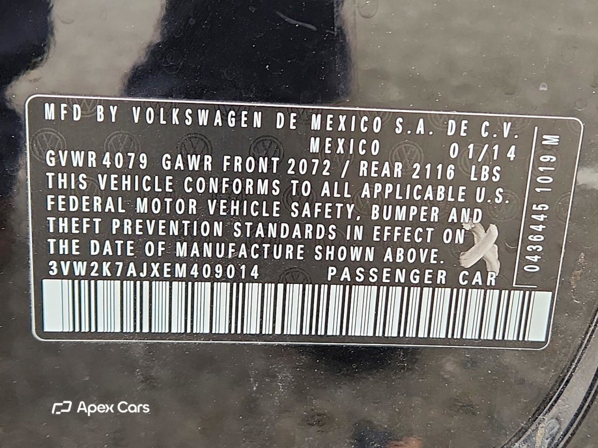 Volkswagen Jetta 2014