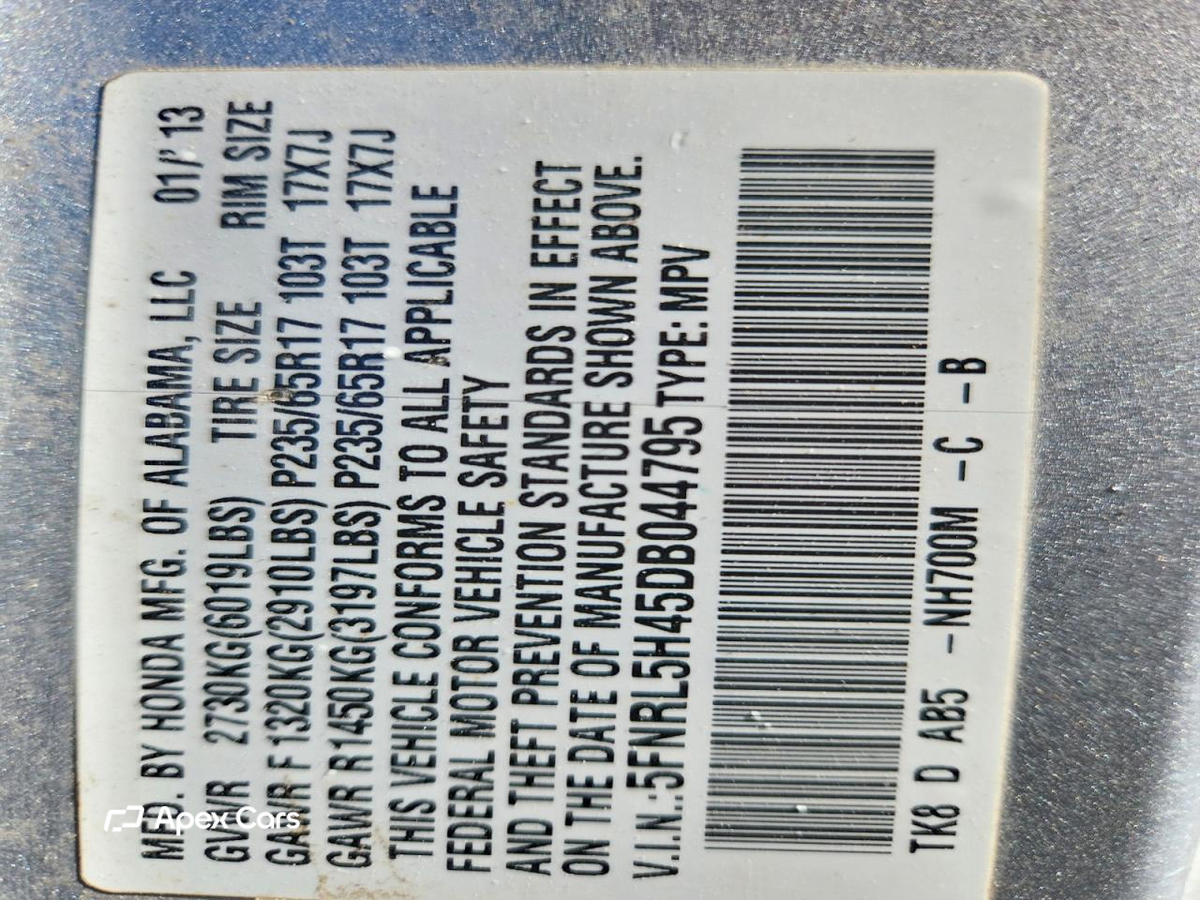 Honda Odyssey 2013