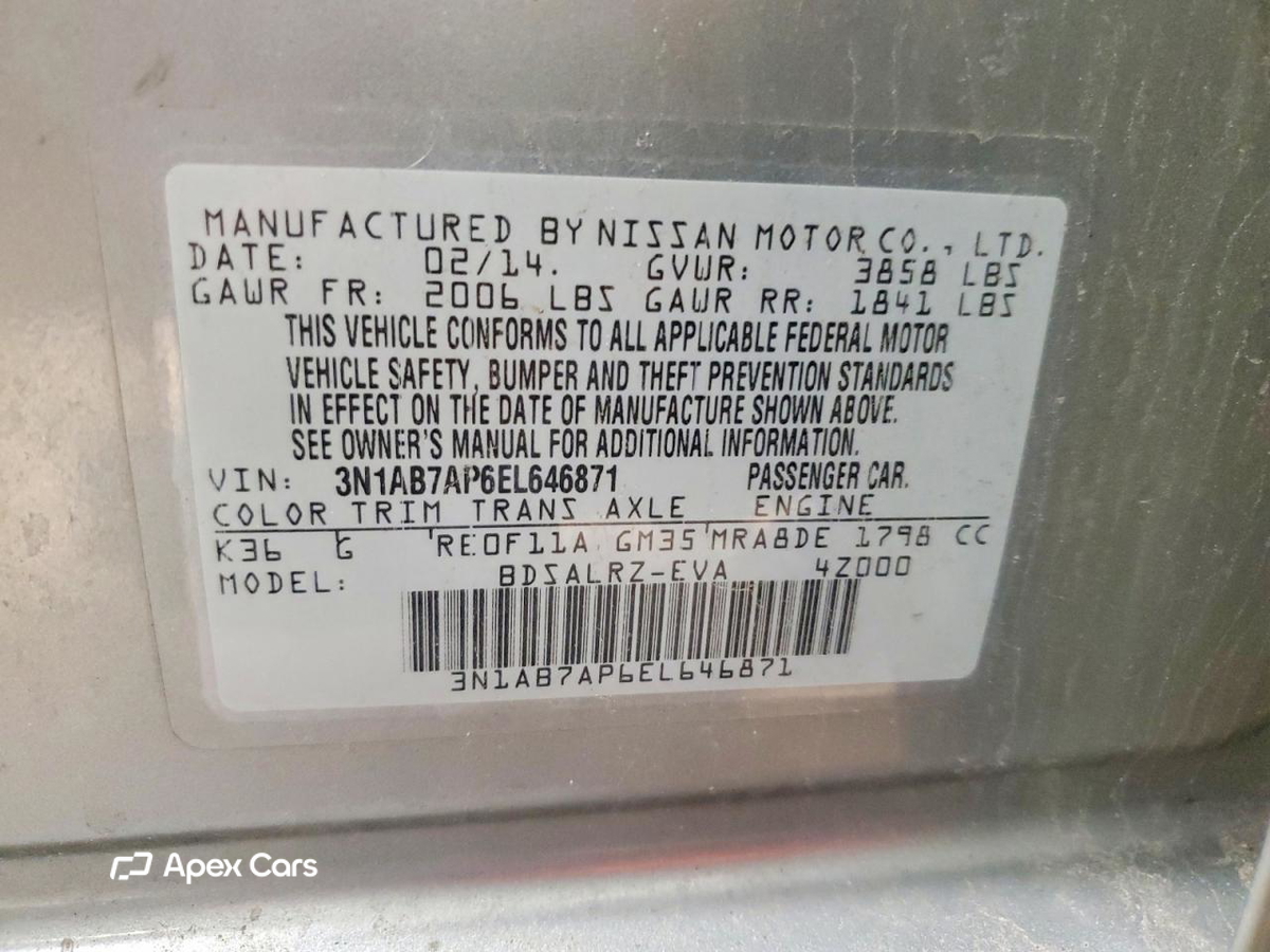Nissan Sentra 2014