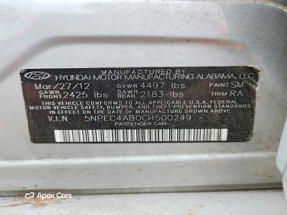 Hyundai Sonata 2012