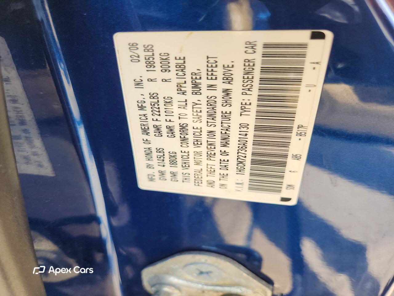 Honda Accord 2006