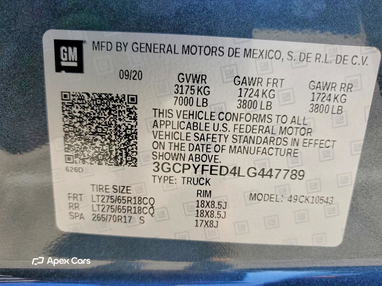 Chevrolet Silverado 2020