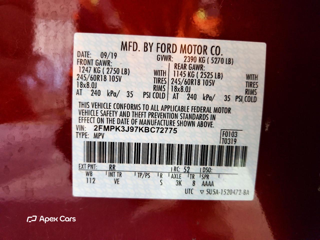 Ford Edge 2019