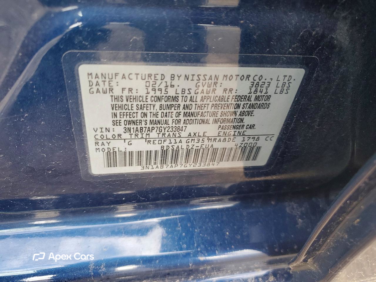 Nissan Sentra 2016