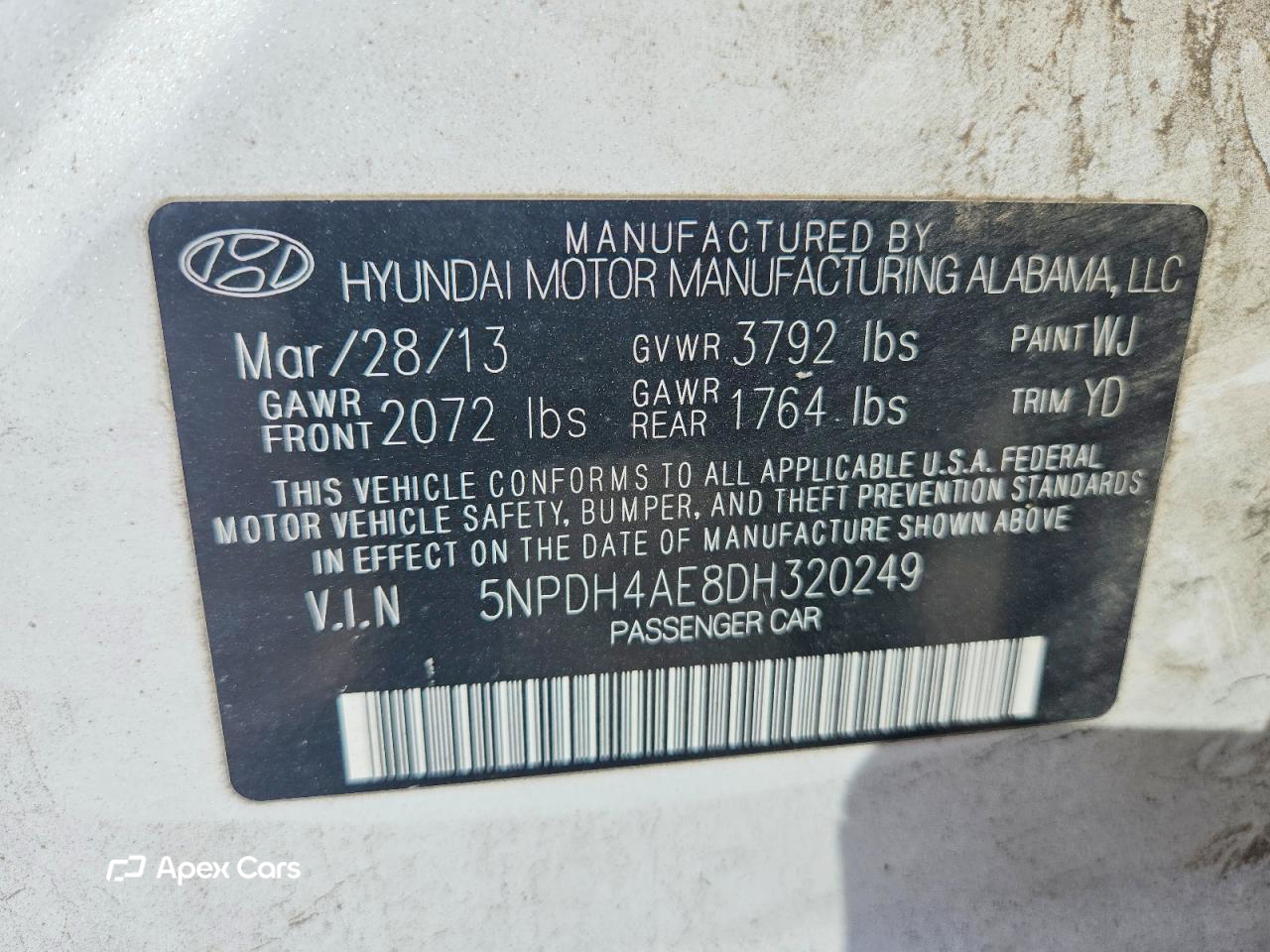 Hyundai Elantra 2013