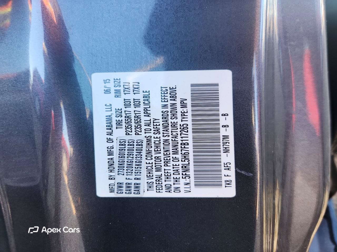 Honda Odyssey 2015