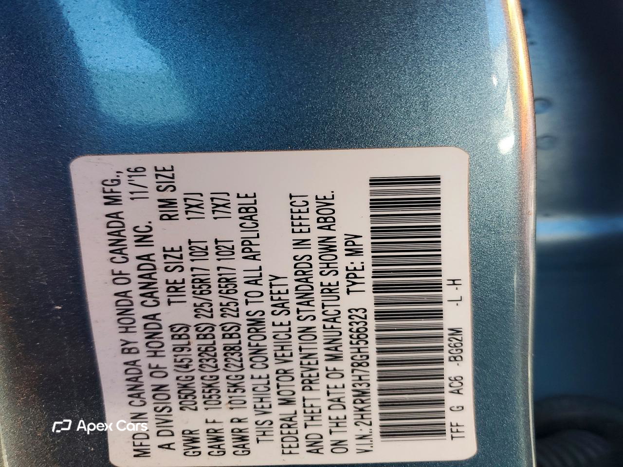 Honda CR-V 2016