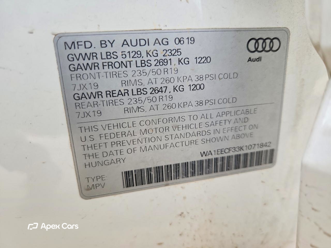 Audi Q3 2019