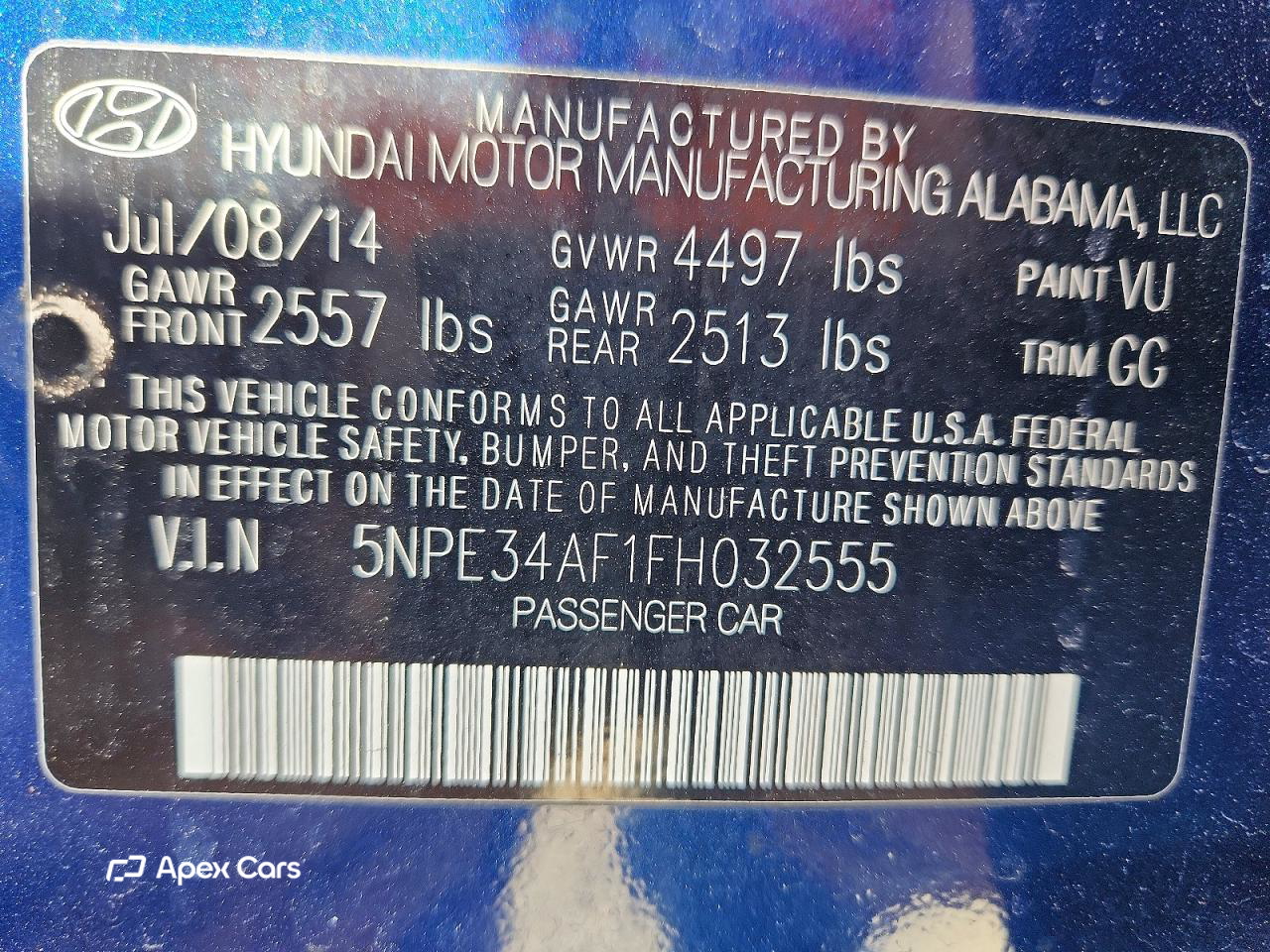 Hyundai Sonata 2015