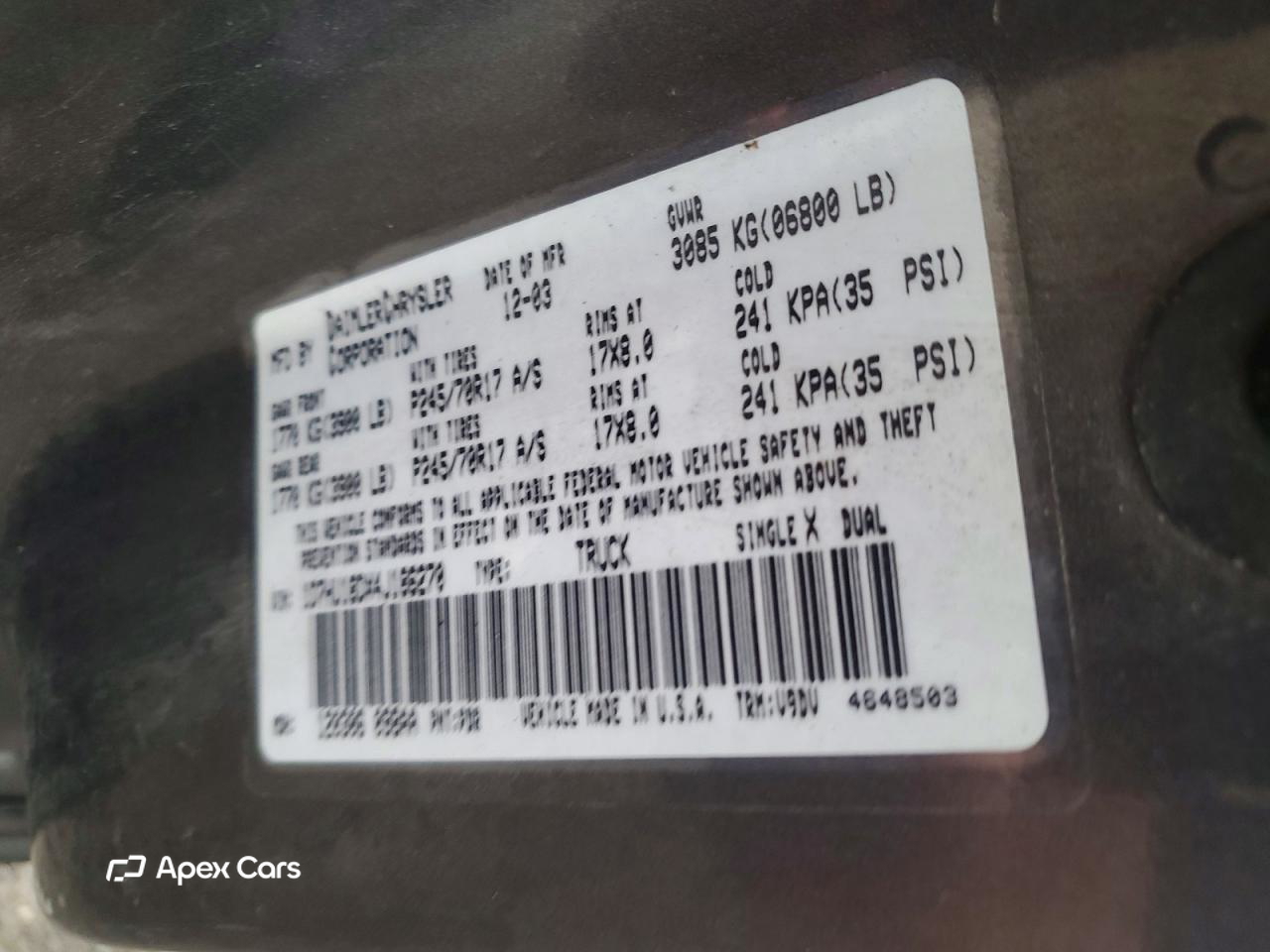 Dodge RAM 2004
