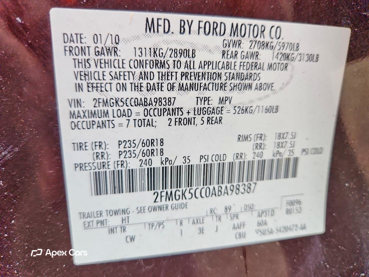 Ford Flex 2010