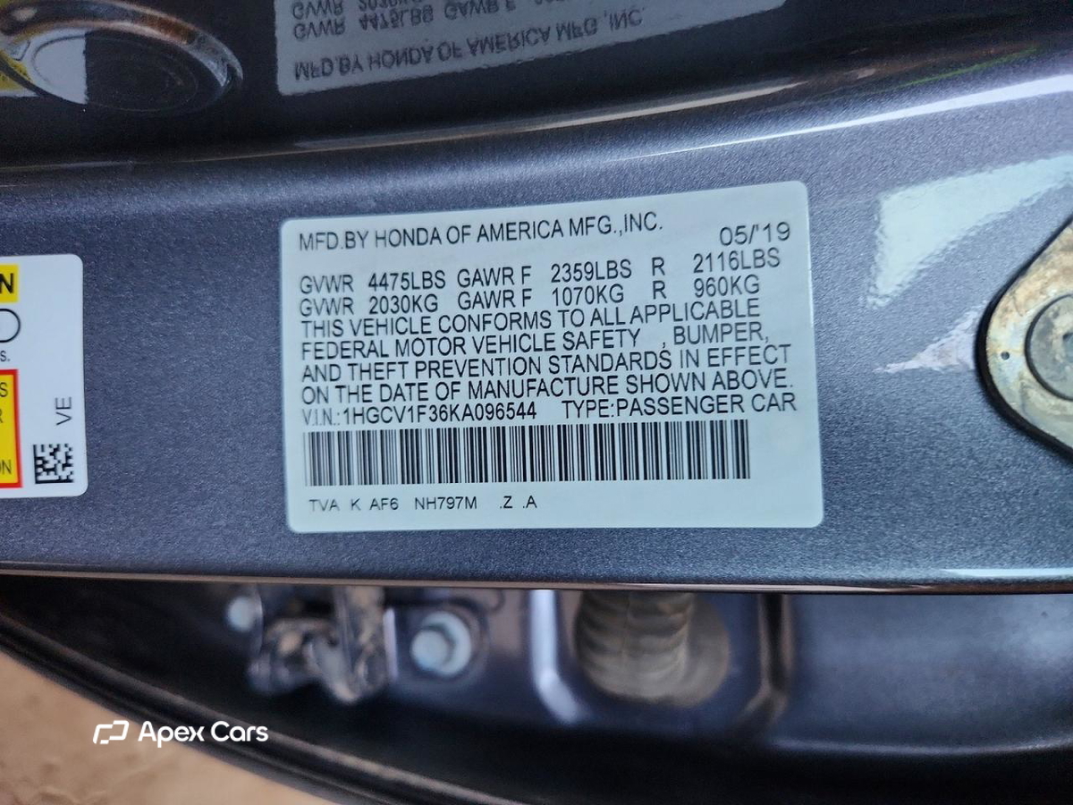 Honda Accord 2019