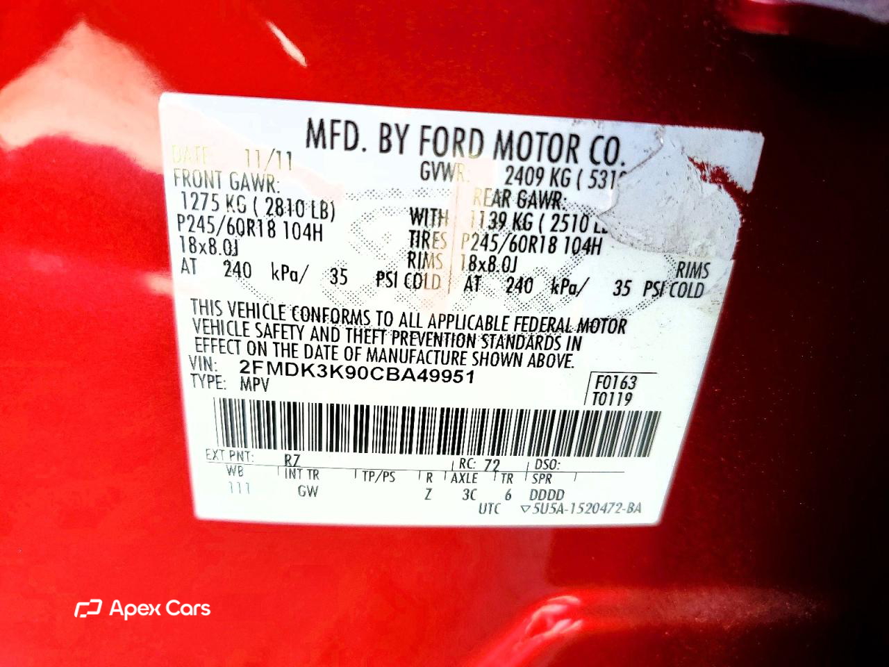 Ford Edge 2012