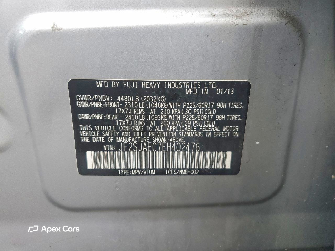 Subaru Forester 2014