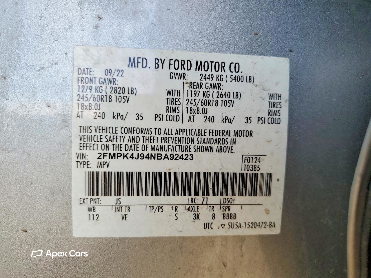 Ford Edge 2022
