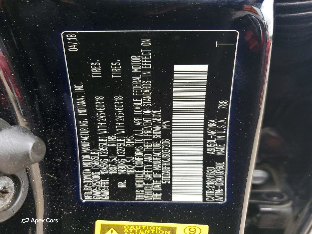 Toyota Highlander 2018