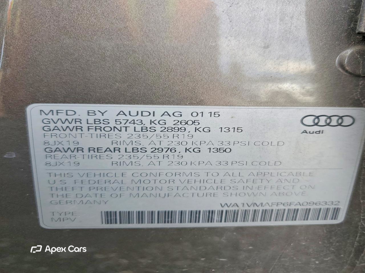 Audi Q5 2015