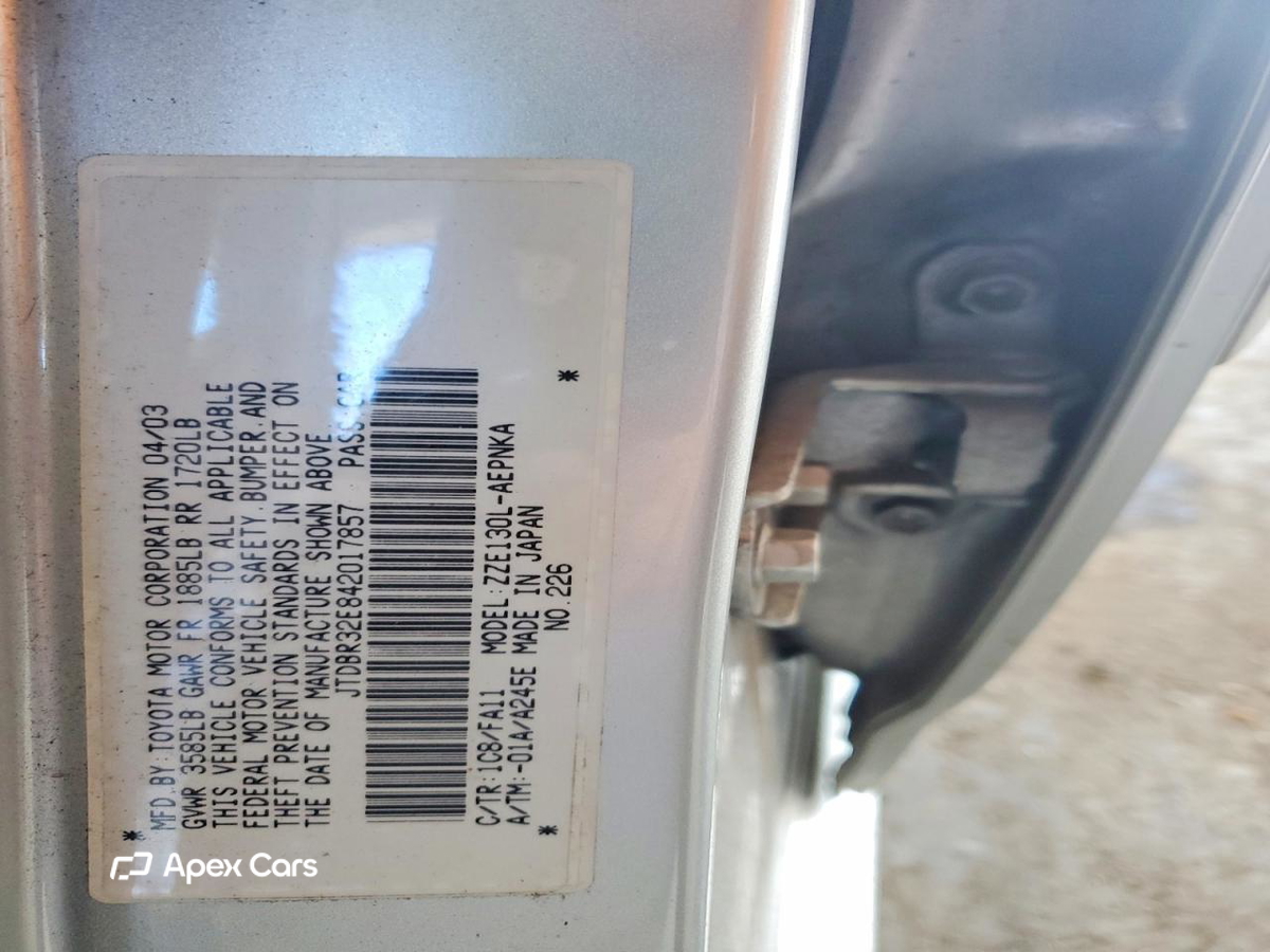 Toyota Corolla 2004