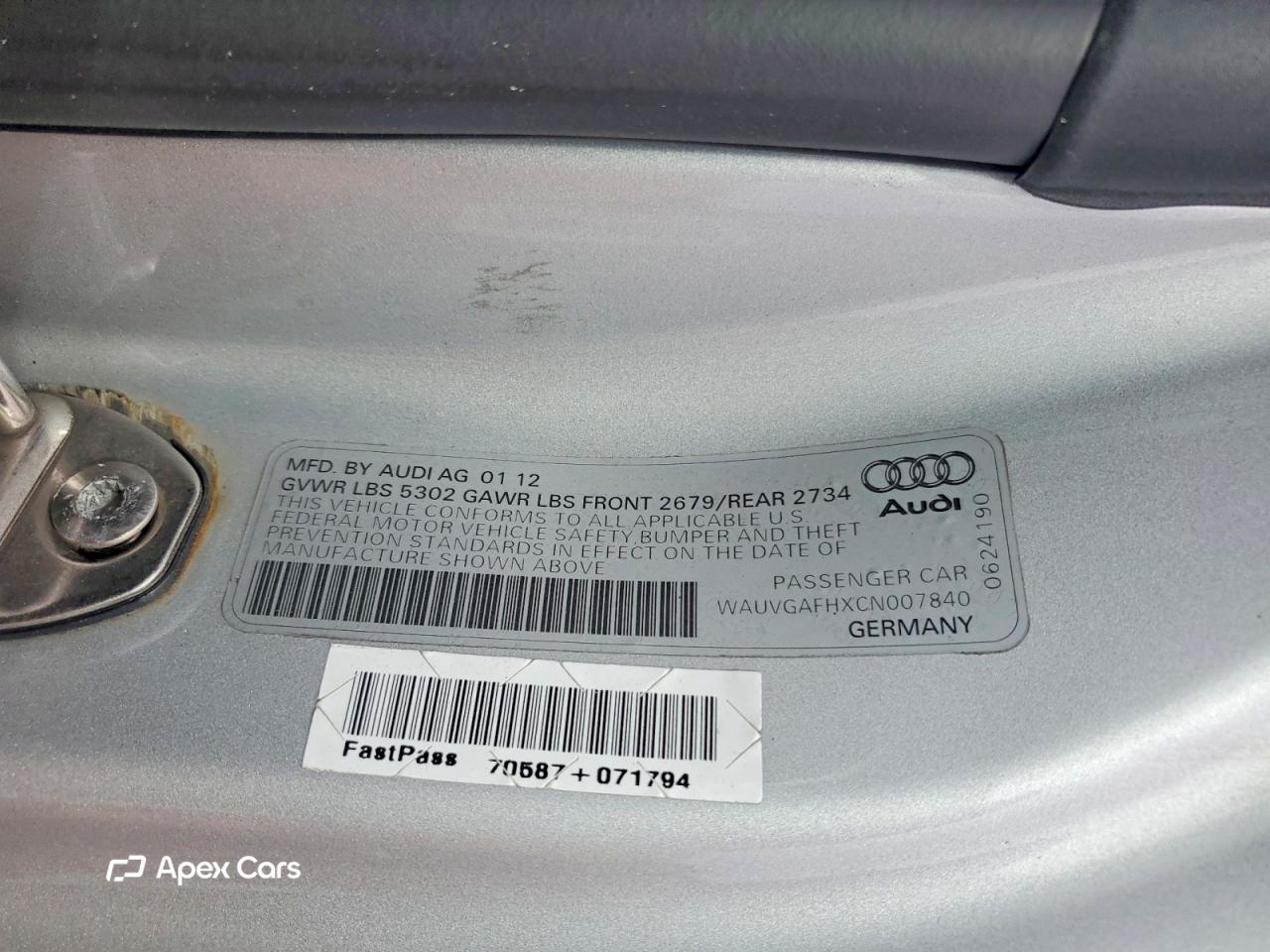 Audi RS5 2012