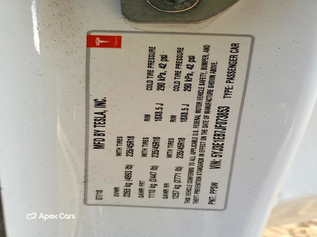Tesla Model 3 2018