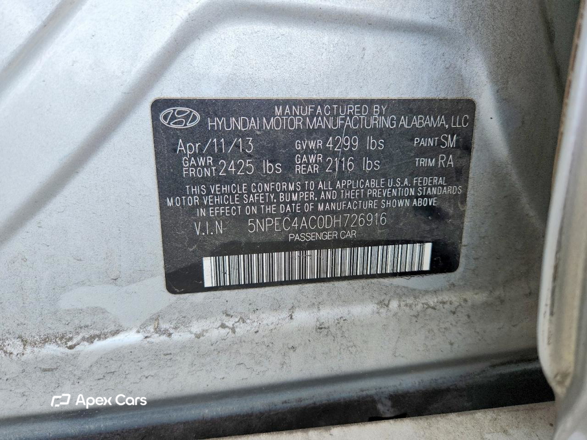 Hyundai Sonata 2013