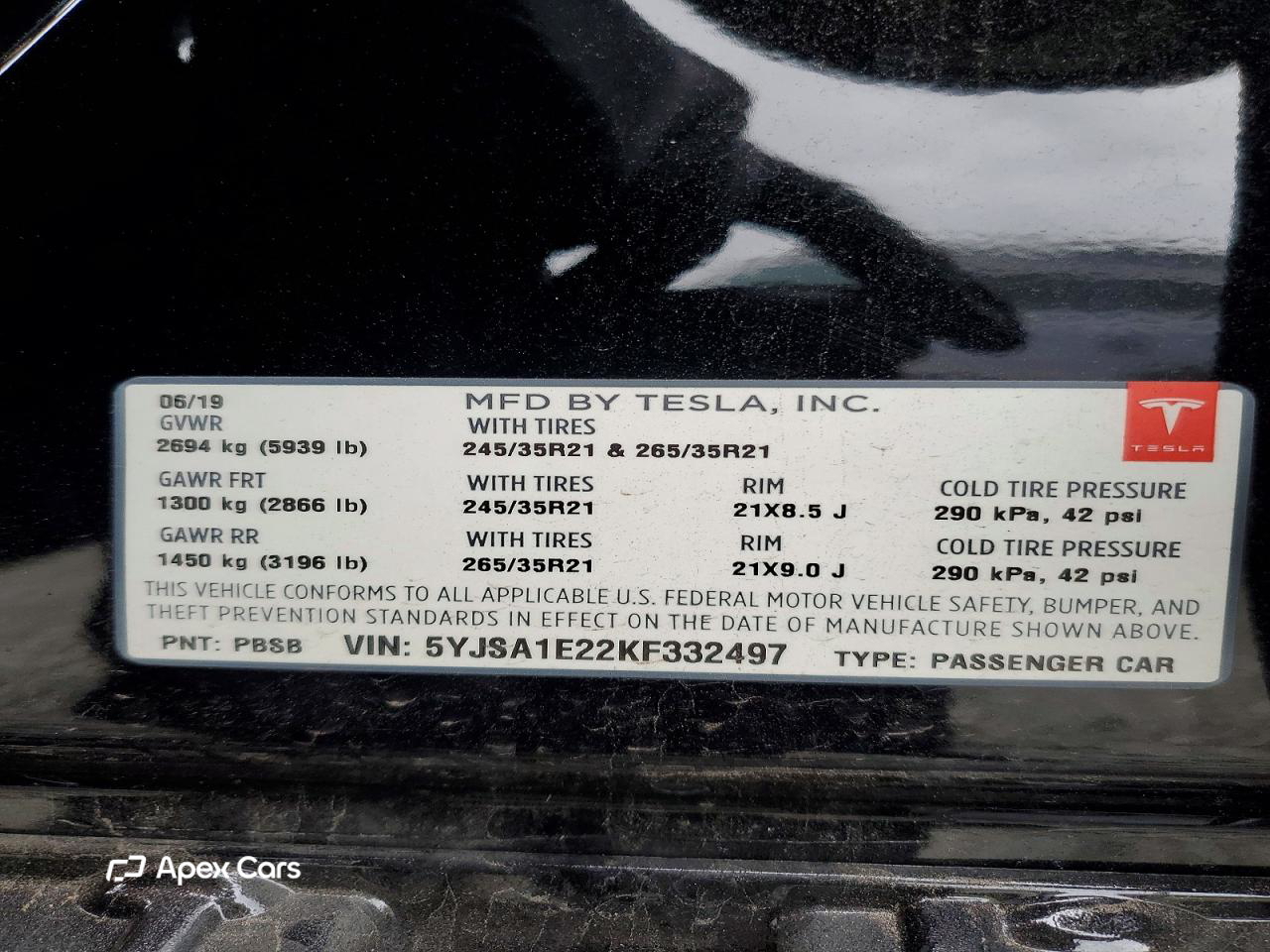 Tesla Model S 2019