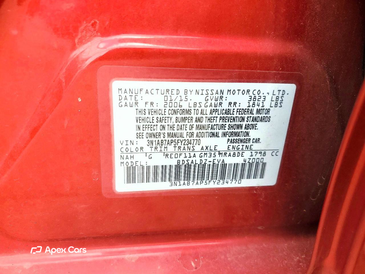 Nissan Sentra 2015