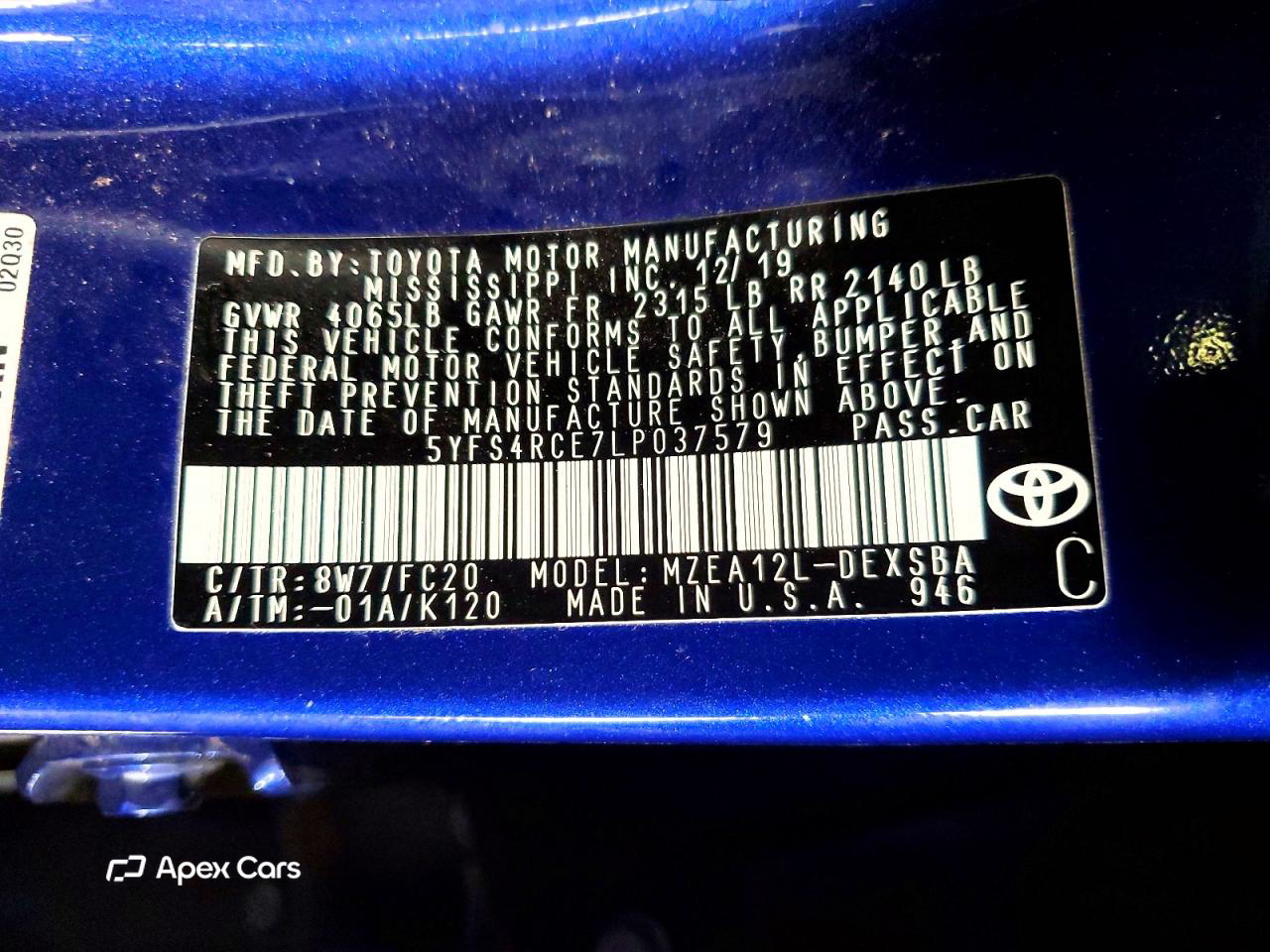 Toyota Corolla 2020