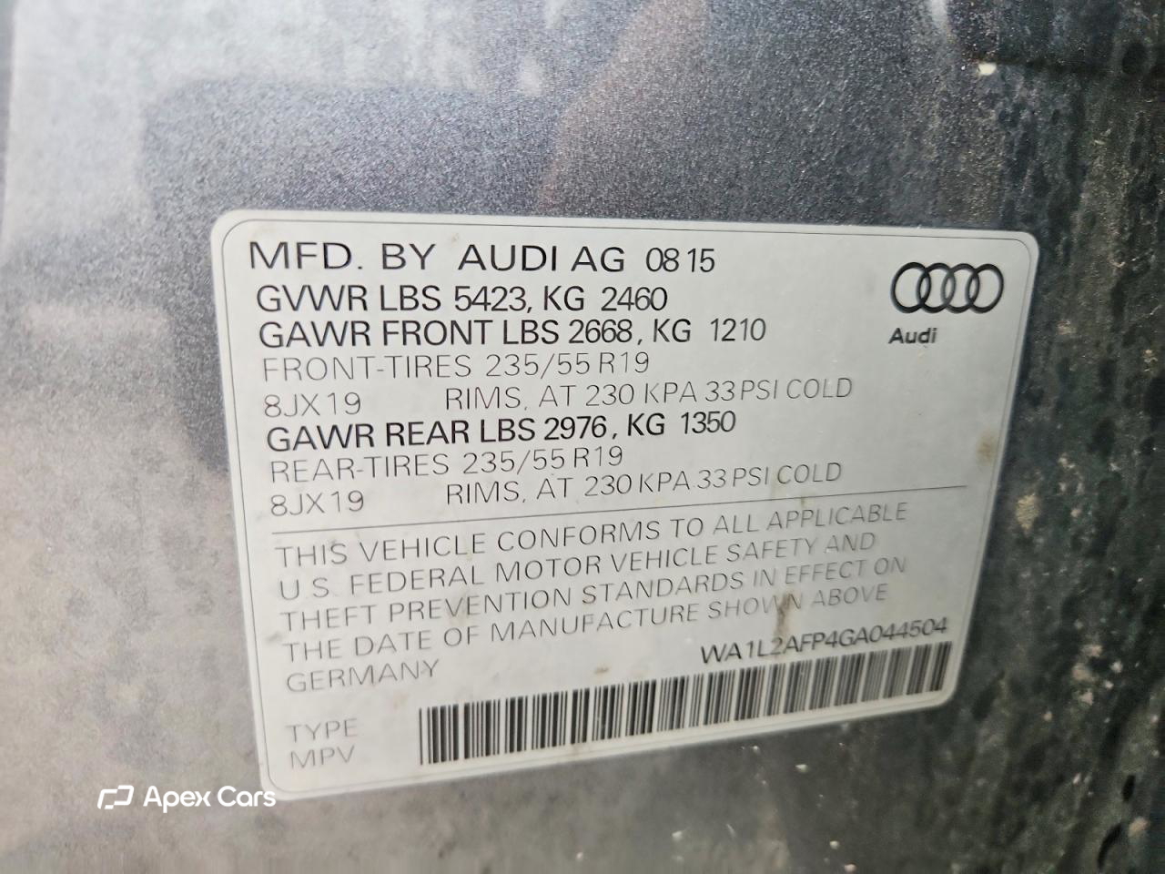 Audi Q5 2016