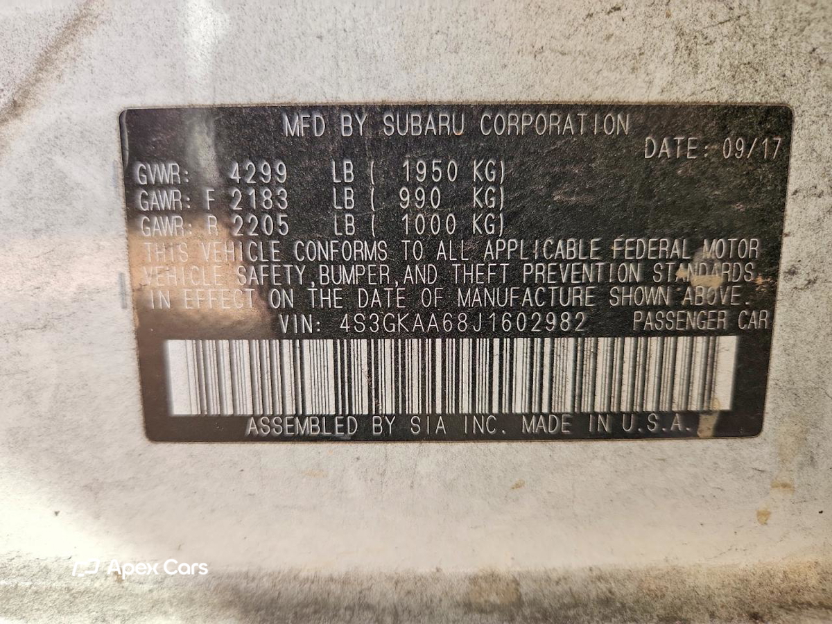 Subaru Impreza 2018