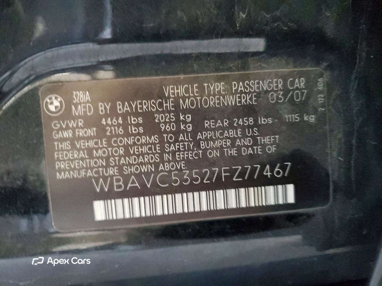 BMW Series 3 2007