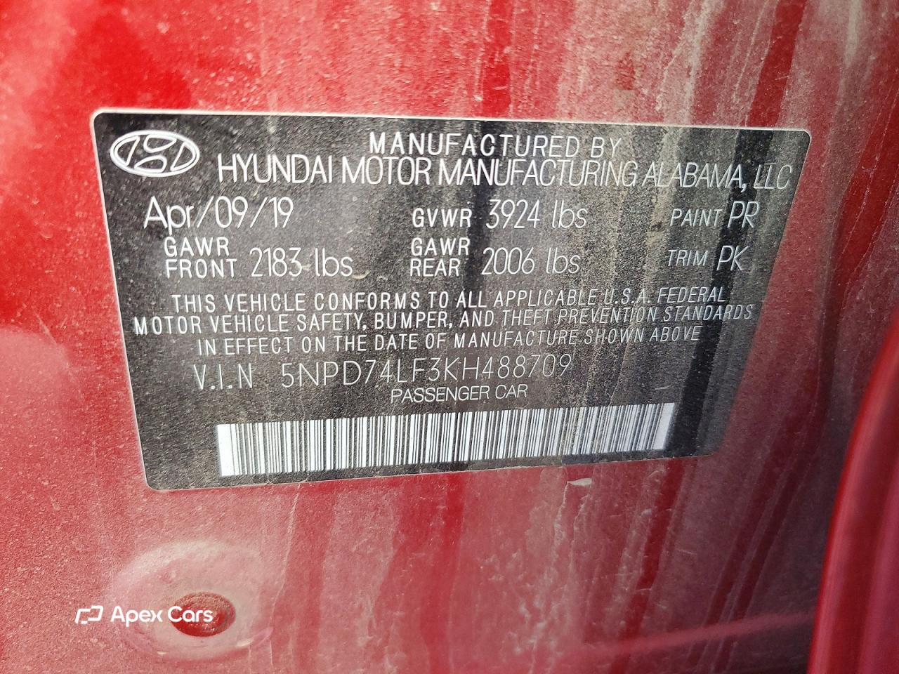 Hyundai Elantra 2019