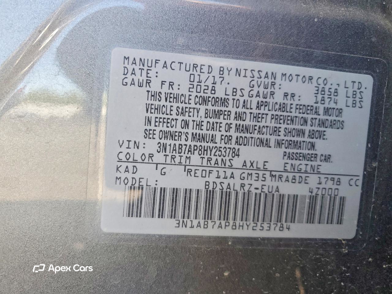 Nissan Sentra 2017