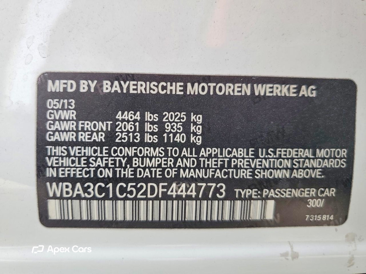 BMW Series 3 2013