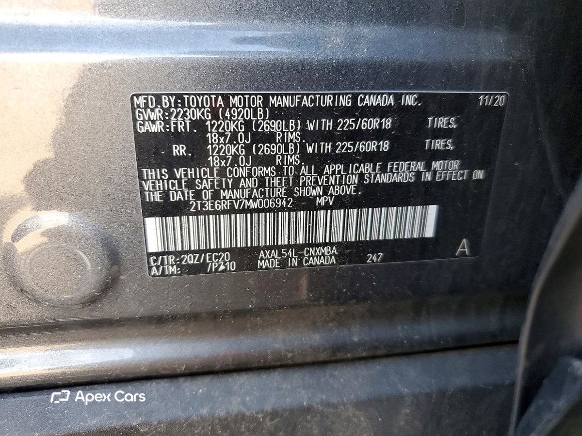 Toyota RAV 4 2021