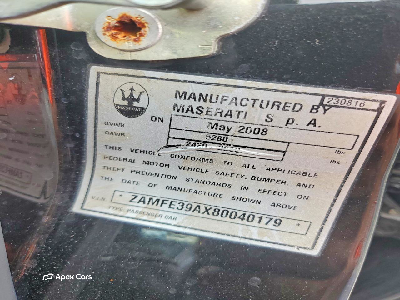 Maserati Quattroporte 2008