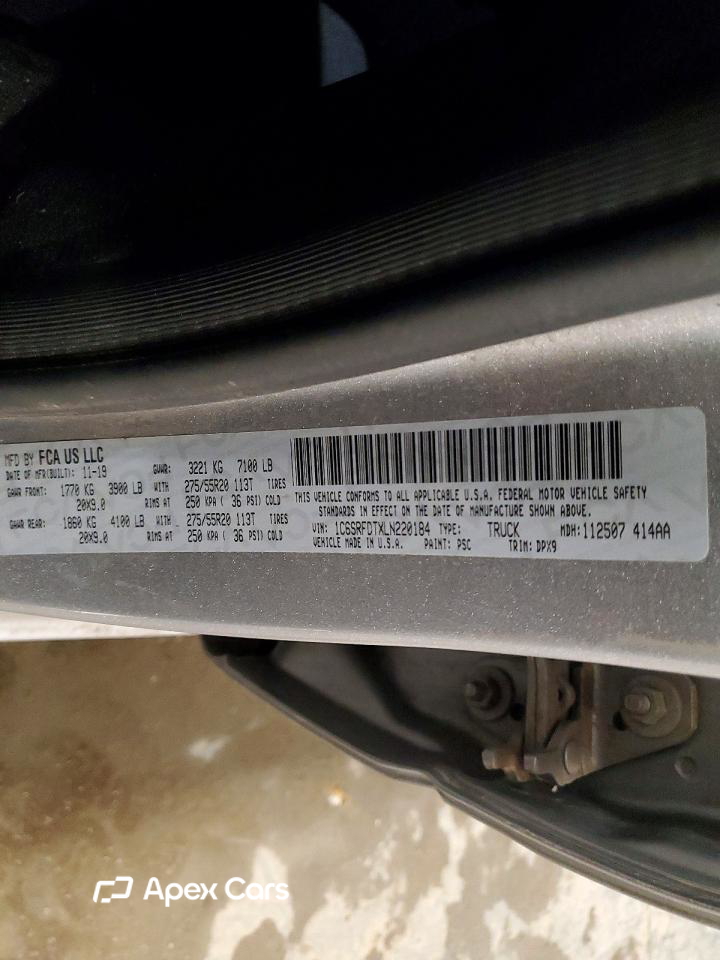 RAM 1500 2020