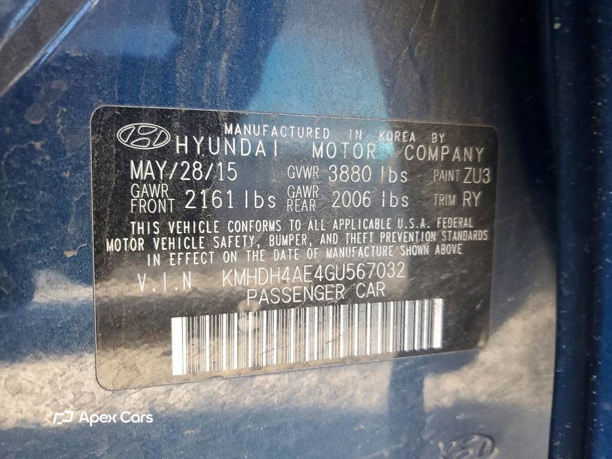 Hyundai Elantra 2016