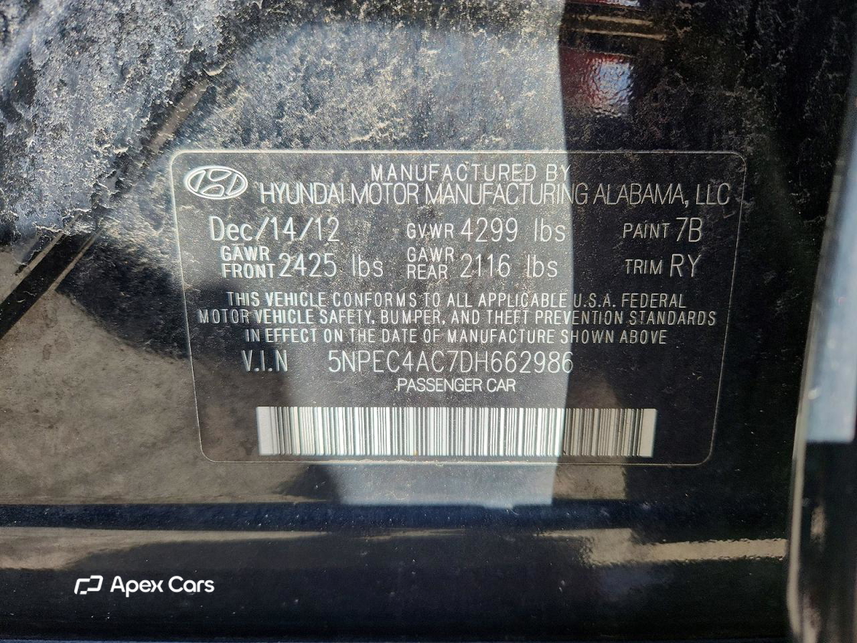 Hyundai Sonata 2013