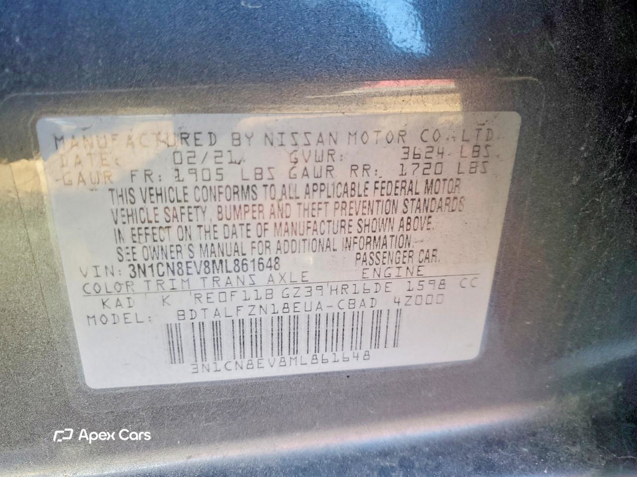 Nissan Versa 2021