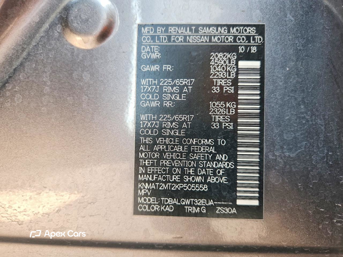 Nissan Rogue 2019