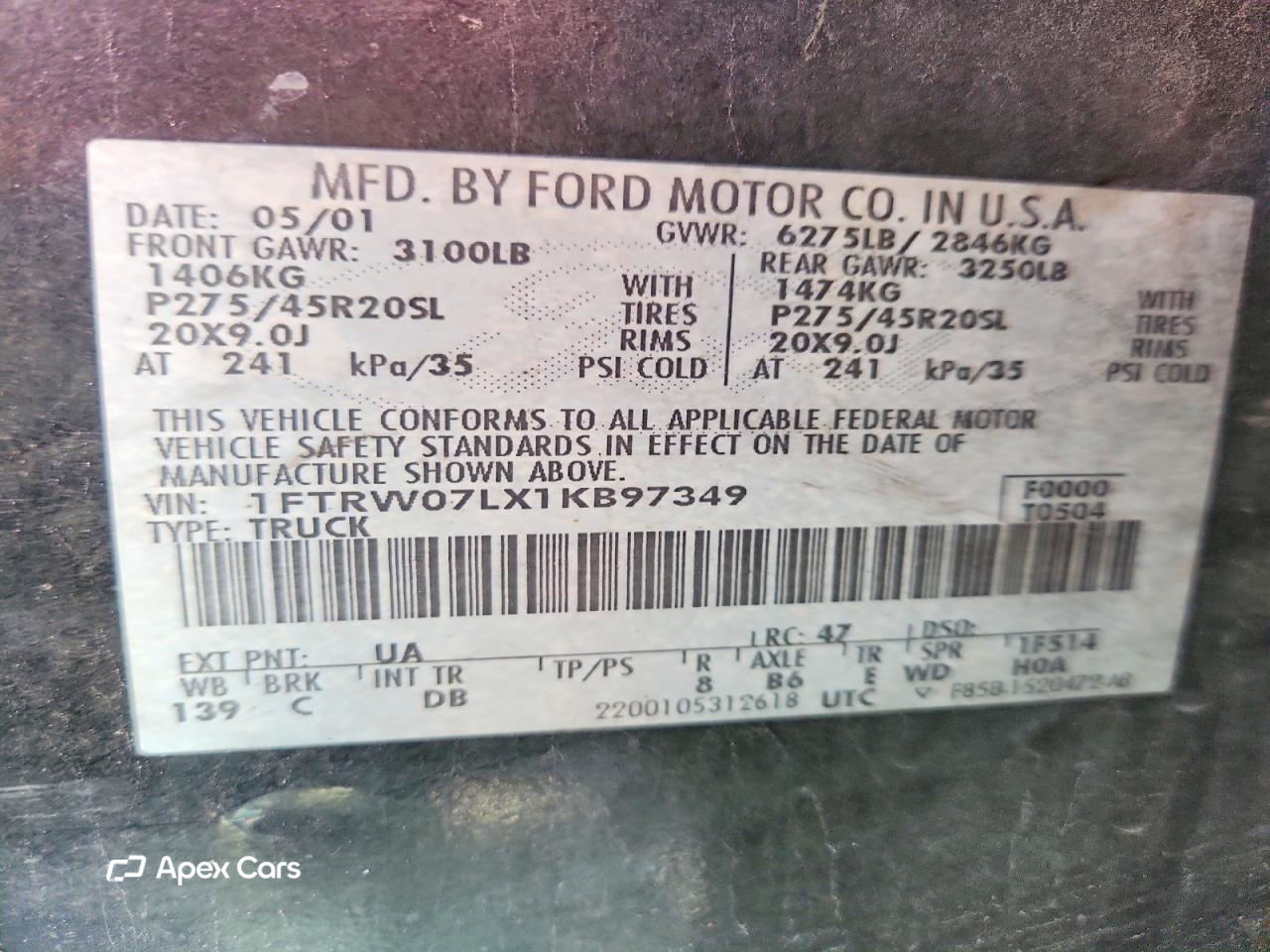 Ford F-150 2001