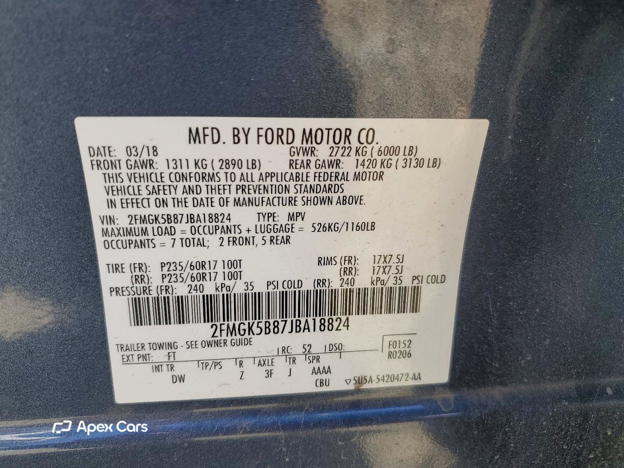 Ford Flex 2018