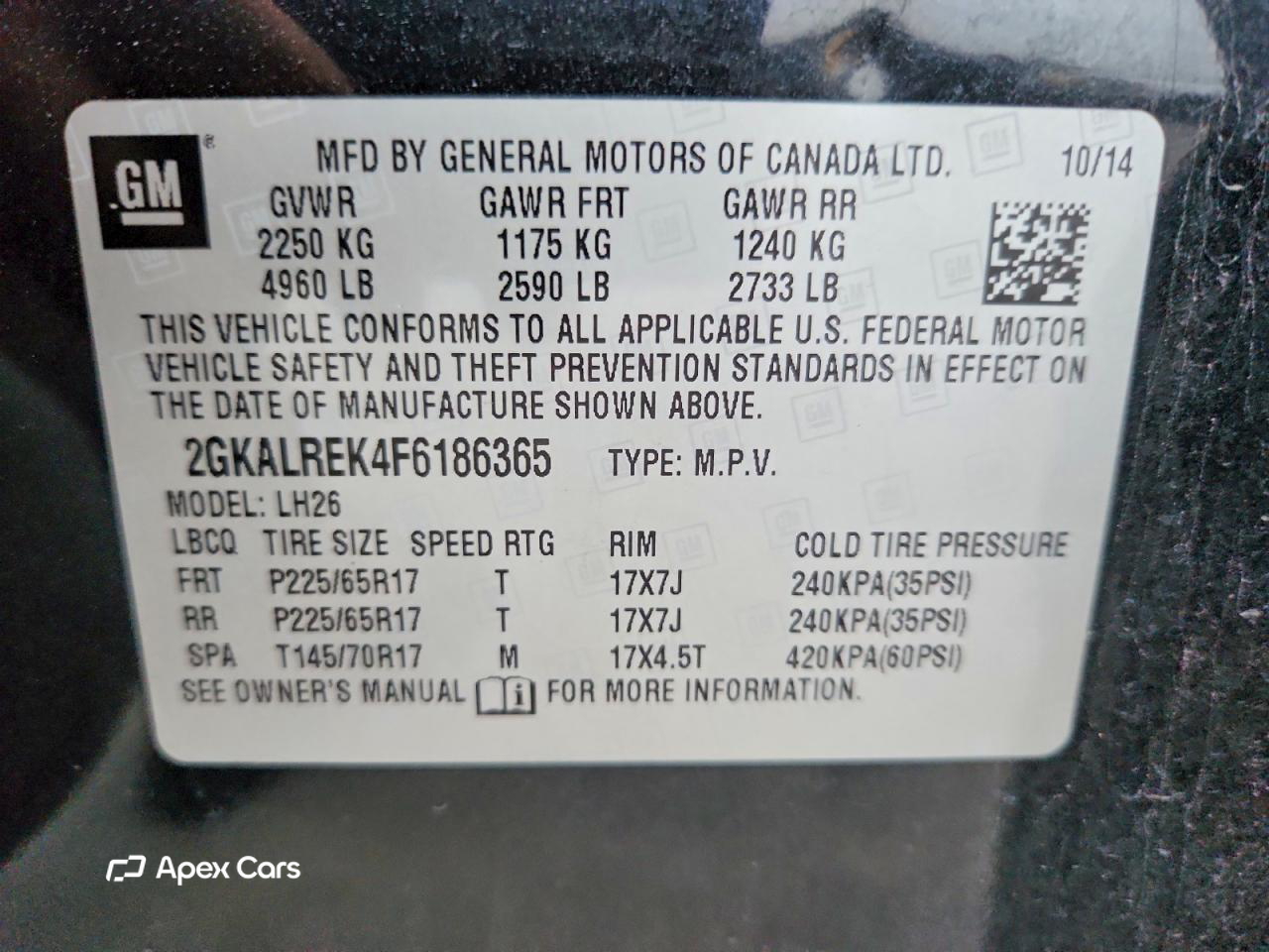 GMC Terrain 2015