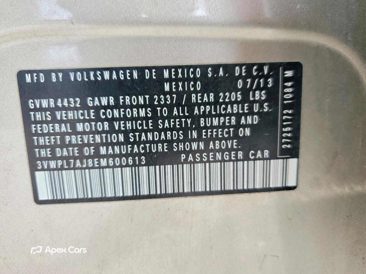 Volkswagen Jetta 2014