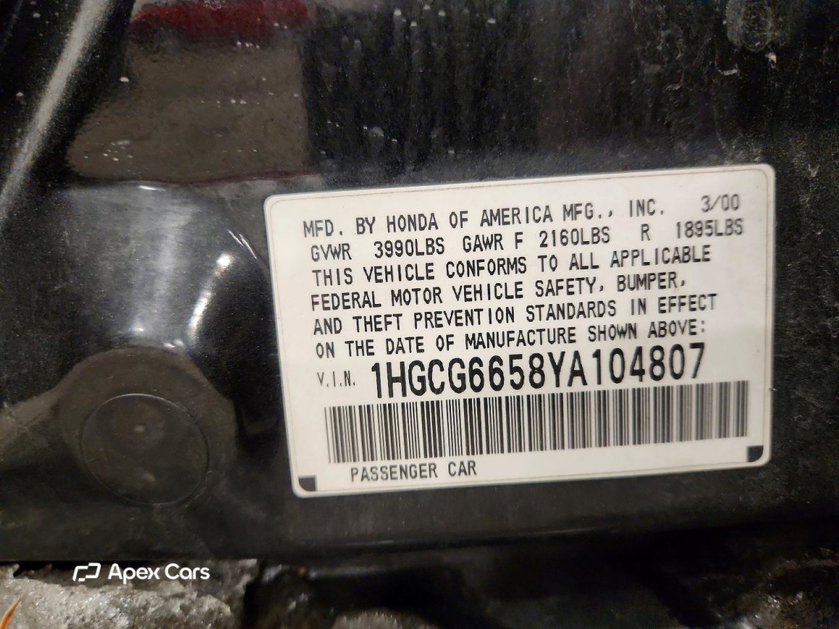Honda Accord 2000