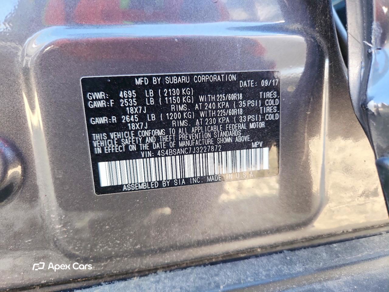 Subaru Outback 2018