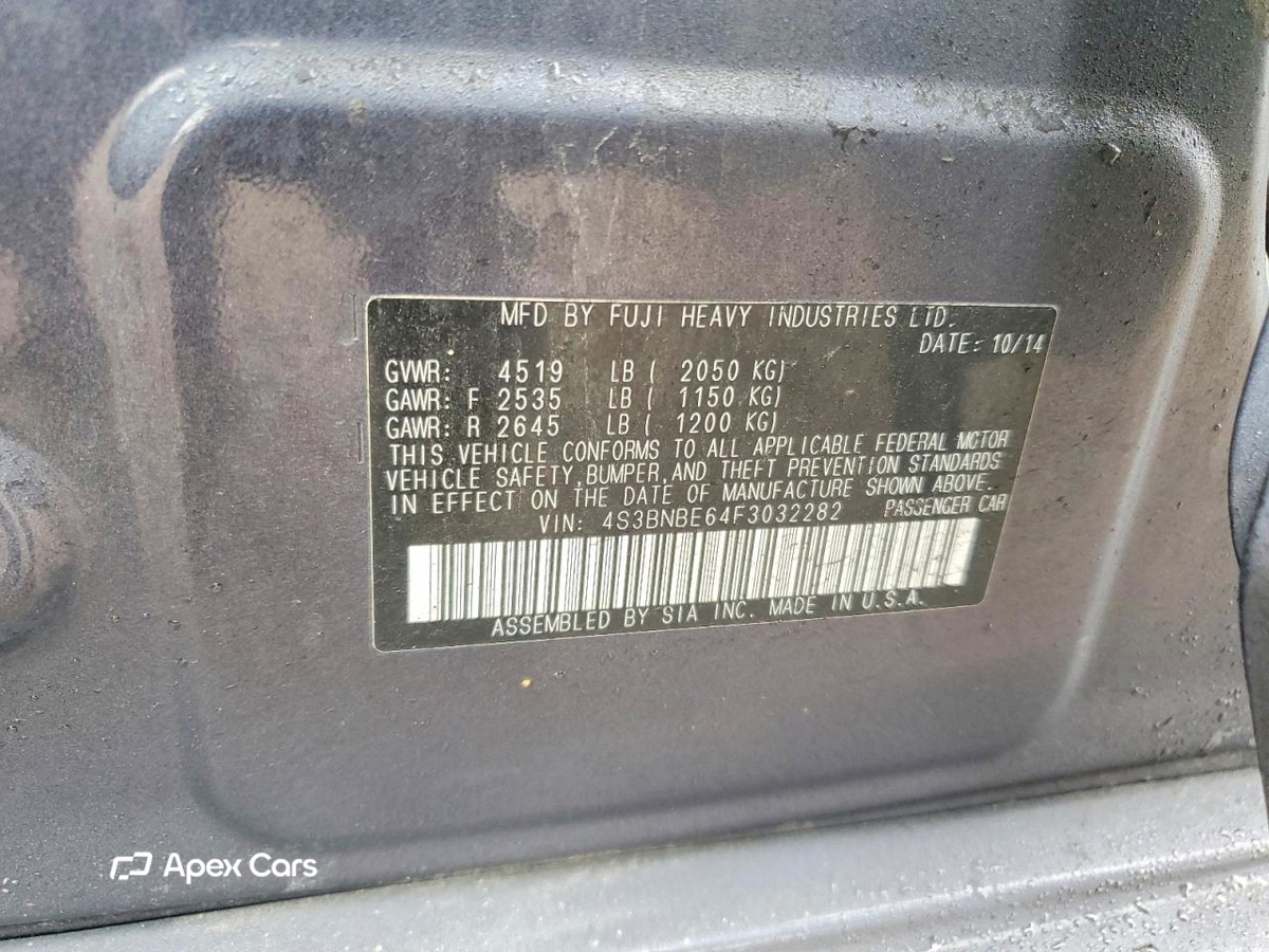 Subaru Legacy 2015